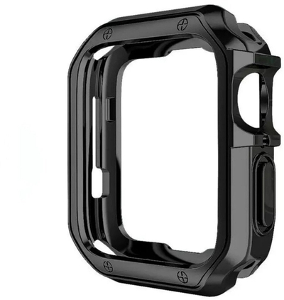 Kornizë mbrojtëse Hurtel Soft Strong për Apple Watch Ultra 1/2 49mm, TPU, e zezë