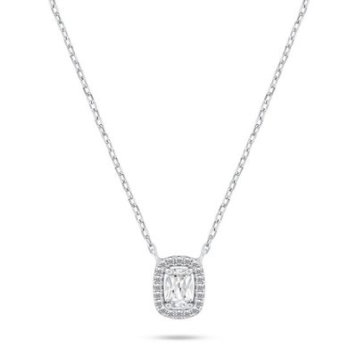 Qafore për femra Brilio Silver NCL127W, 45cm, e argjendtë