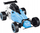 Автомобил за трки со далечински управувач Buddy Toys BRC 18.411, 23 cm, за деца, сино-бел