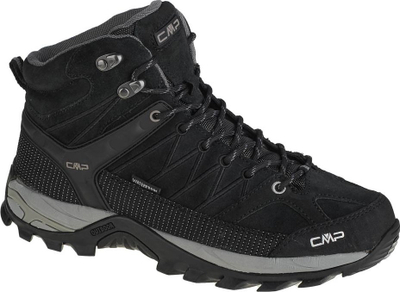 Çizme maliore CMP Rigel Mid M 3Q12947-73UC, me membranë ClimaProtect, me taban FullOn Grip, të zeza