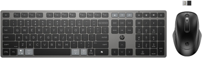 Kombo tastierë dhe maus wireless HP 725, multi device, i rimbushshëm, i zi