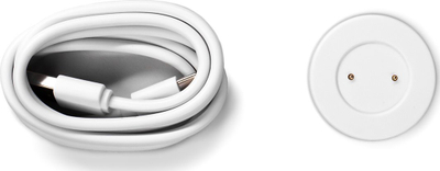 Karikues magnetik për smartwatch Hurtel Nessuno, USB‑C, për Huawei, i bardhë