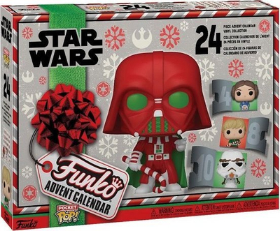 Kalendar Aventi Funko Star Wars Holiday Darth Vader, 24 surpriza, figura mini vinili, shumëngjyrësh