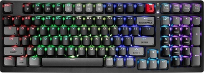 Tastierë mekanike A4Tech Bloody S98 Sport, RGB, me kabllo USB, e zezë me të kuqe