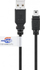 Kabllo USB Delock Pro USB 2.0 Hi Speed, 3m, mini USB Type B, e zezë