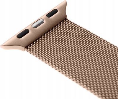 Метален ремен FIXED Mesh Strap за Apple Watch 38/40/41mm, челична мрежа, розево злато