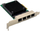 Kartë rrjeti InLine Quad Gigabit, 4x RJ45 2.5Gb/s, PCIe x4, me low profile