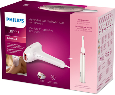Depilator Philips IPL Lumea Advanced BRI921/00, i bardhë/ rozë
