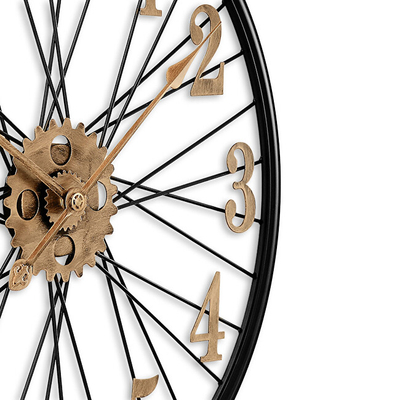 Orë muri MPM Quality Velocipede E04.4489.9080, e zezë