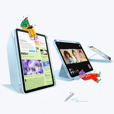 Mbulesë tablet ESR Flip Hybrid për iPad Air 11" 6/7 dhe 10.9" 4/5, funksion stand, Sky Blue