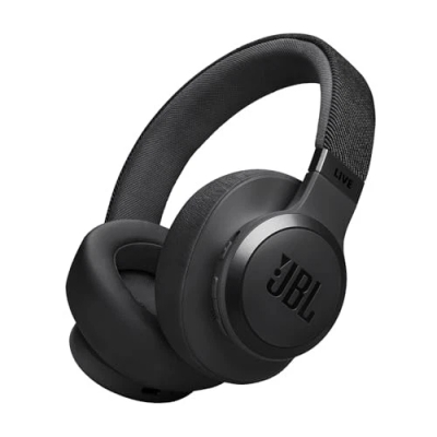 Kufje mbi vesh JBL Live 770NC, Bluetooth, anulim zhurme Hybrid, të zeza