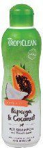 Shampo për qen Tropiclean Papaya & Coconut 2 në 1, 355 ml