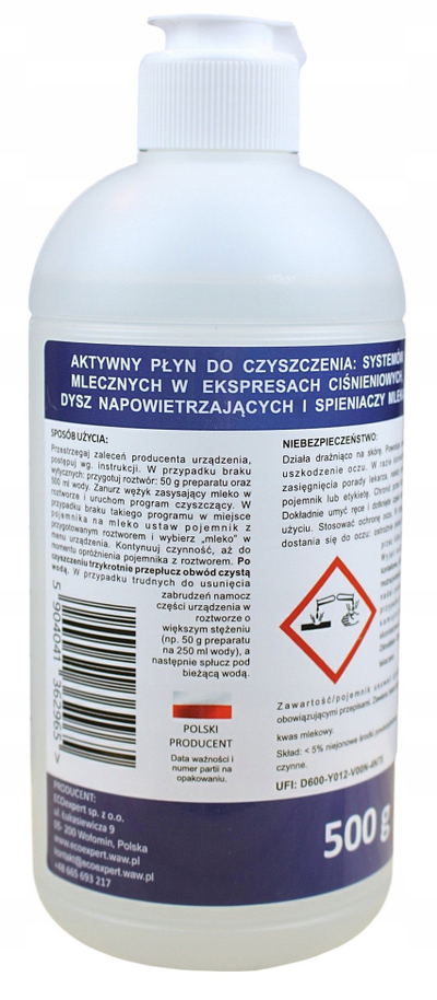 Lëng pastrimi për sistem qumështi ECOexpert, 500 g