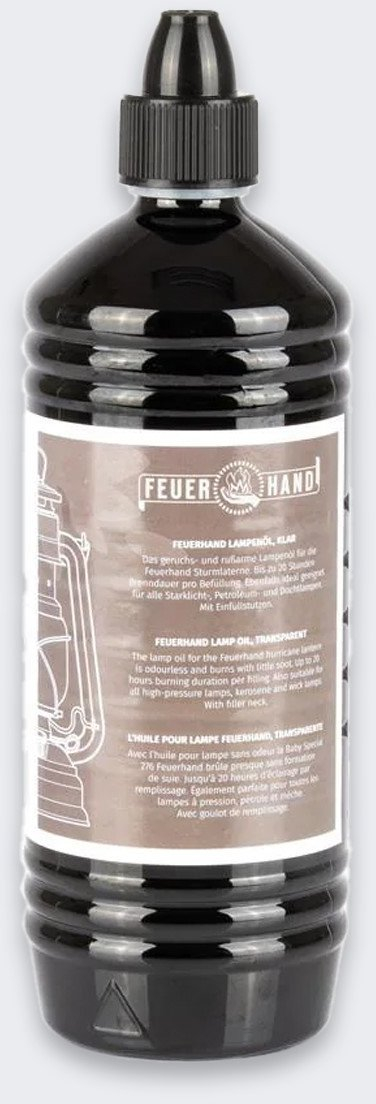 Горивно масло Feuerhand Fuel For Kerosene Lamp, 1L, проѕирно