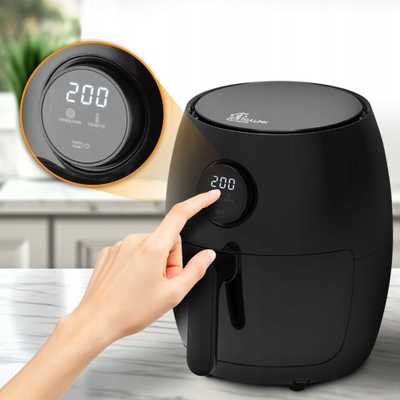 Fritezë me ajër Extralink Smart Life SJ-200, 2L, 1000W, e zezë