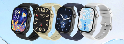 Ora inteligjente Gravity GT15-3, ekran 2.04", Bluetooth, e zezë me rrip silikoni të kuq