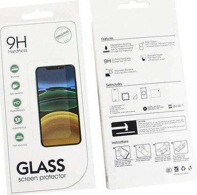 Заштитно стакло SG Glass за iPhone 15 Pro, 2.5D, пакување 10 парчиња, проѕирно