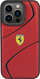 Mbrojtëse telefoni Ferrari Twist Metal Logo për iPhone 15 Pro 6.1", e kuqe
