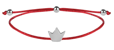 Byzylyk Troli Crown, i kuq/argjendtë
