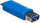 Adapter OTG Akyga AK-AD-25, USB A 3.0 në Micro USB B 3.0, blu