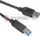 Kabllo USB Akasa USB 3.0 A në B, 1.5m, e zezë