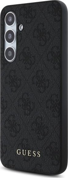 Куќиште за телефон Guess за Samsung S24 FE GUHCS24FEG4GFGR, PU, метално лого 4G, сиво
