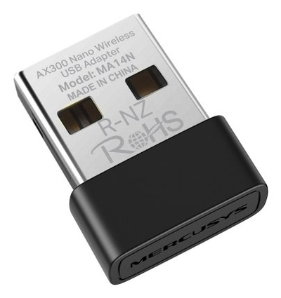 Adapter Wi‑Fi Mercusys MA14N Nano, AX300, USB, i zi