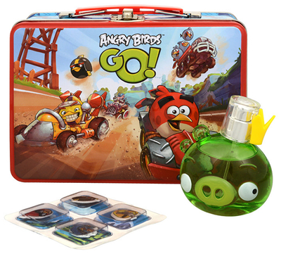 Set Eau de Toilette 50 ml + çantë metalike + shkopinjë Angry Birds GO King Pig