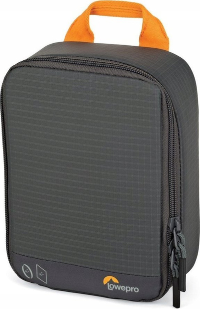 Këllëf për filtra fotografikë Lowepro GearUp Filter Pouch 100, i vogël, me xhepa mrena, gri e errët