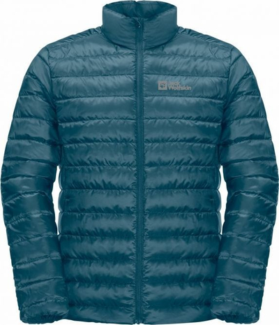 Машка јакна Jack Wolfskin Pack & Go Down Jkt M, со пердуви, големина S, сина