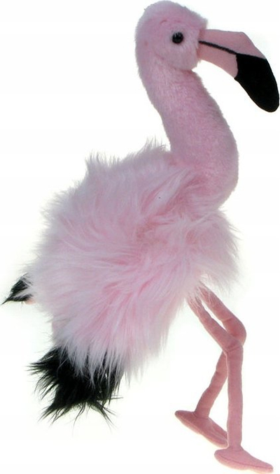 Lodër pelushi flamingo Dubi, 28cm, rozë