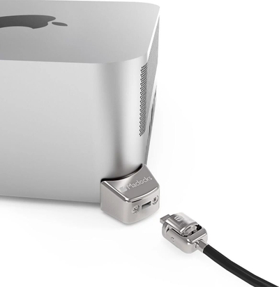 Adaptues sigurie Compulocks Mac Studio Ledge Lock, kabllo me çelës, argjend