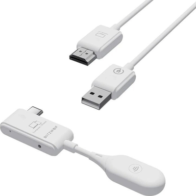 Adapter transmetues BlitzWolf BW-CS7, USB-C n'HDMI, me valë, i bardhë