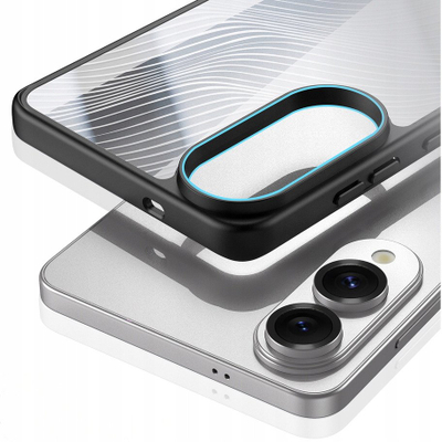 Këllëf telefoni Dux Ducis Aimo për Samsung S25 Edge, TPU dhe PC, i zi