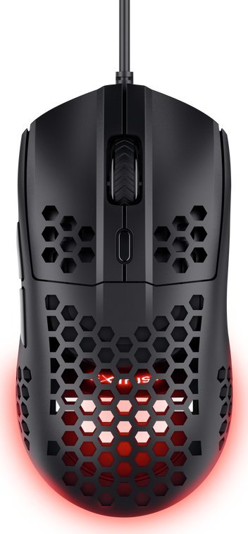 Maus gaming Trust GXT 928 Helox, 6400 DPI, RGB, i zi