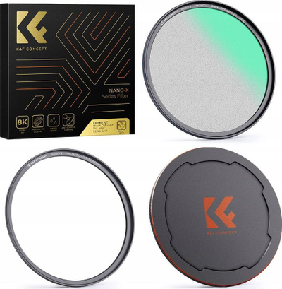 Filtër fotografik K&amp;F Concept Magnetic Nano X 1/4 Black Mist, 67mm, i zi