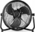 Ventilator dyshemeje Nedis FNFL20CBK30, metal, me kënd që e lëviz vetë, i zi