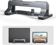 Standi vertikal për laptop dhe tablet AXAGON STND-VG, 10" 17.3", metalik, gri