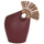 Vazo dekorative HomeMarkt Alica2, terrakotë, 44x18x50cm, burgundy