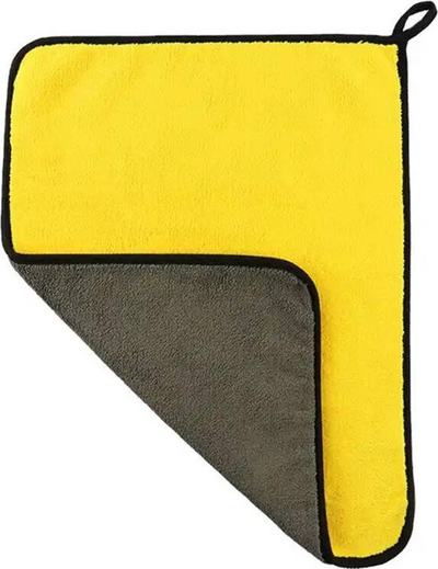 Peshqir mikrofiber për makinë dhe palestër, 90x60 cm, material që thith mirë, gri