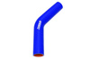 Lidhës silikoni TurboWorks Elbow 45°, 28mm, XL, i kuq