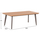 Set kopshti lounge 4-copë Maerly (HM6056.04), bezhë