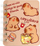 Set me 4 fletore A7 me vija, kapak me dizajn capybara, shumëngjyrësh