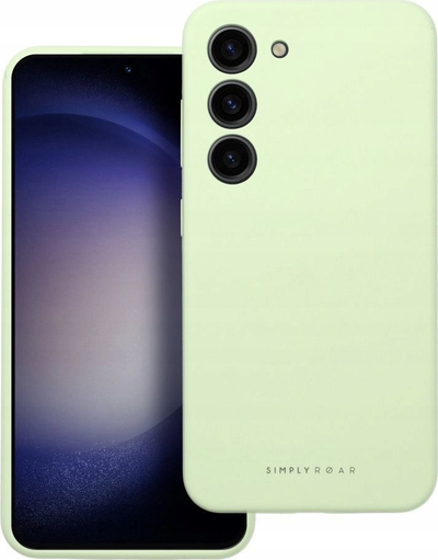 Силиконска маска Roar Cloud-Skin за Samsung Galaxy A35 5G, светло зелена