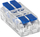 Konektor elektrik ORNO Through Double-Sided, 2x2x4mm, set 10 copë, transparent