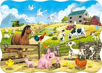 Puzzle Castorland Animals On The Farm, 30 copa, për kalamaj