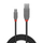 Kabllo USB Lindy USB A në mini USB, 5 m, gri