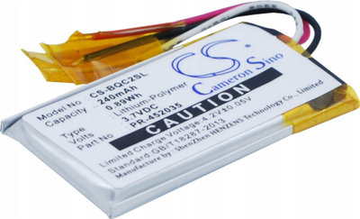 Bateri Li-Polymer për GPS Mio MiVue C330 C335, 3.7V, 240mAh