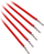 Set kabllosh PSU BitFenix Alchemy 2.0, 0.4m, të kuqe