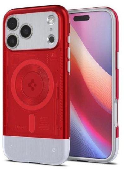Mbulesë telefoni Spigen Classic C1 MagSafe, për iPhone 17 Pro, transparente